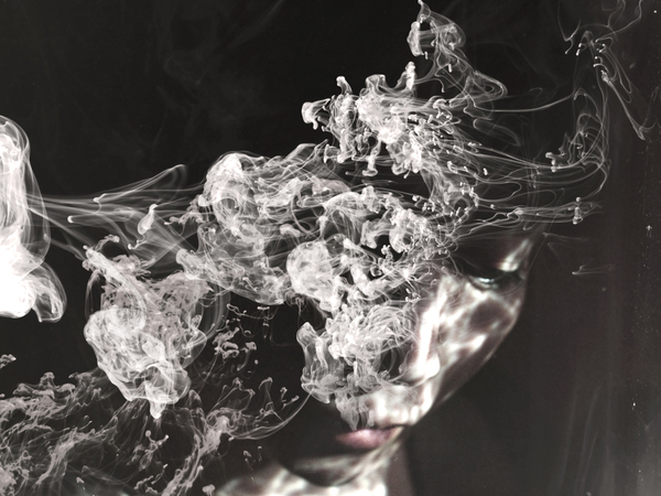 Smoke portraits by Miki Takahashi Smoke portraits by Miki Takahashi