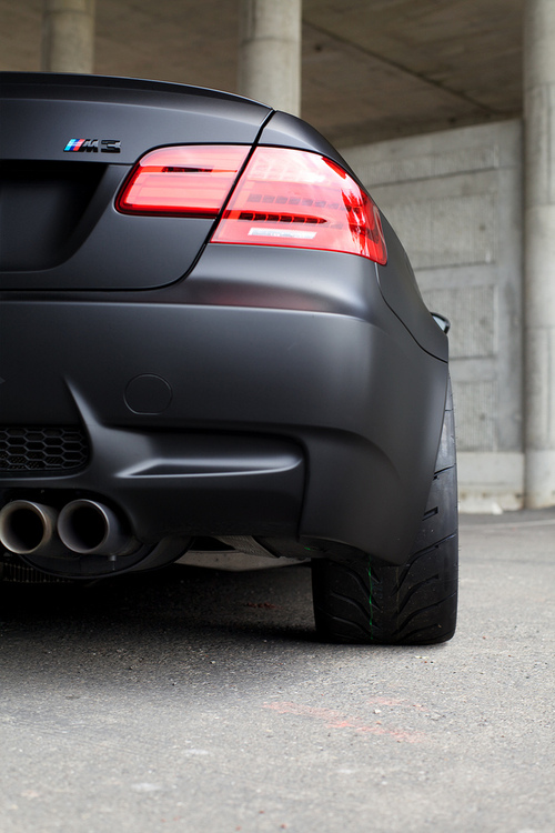Matte Black BMW M3