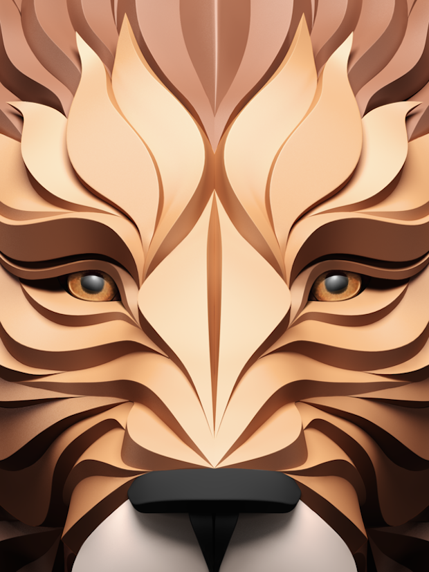 Closeup Lion from Maxim Shkret's Predators Series