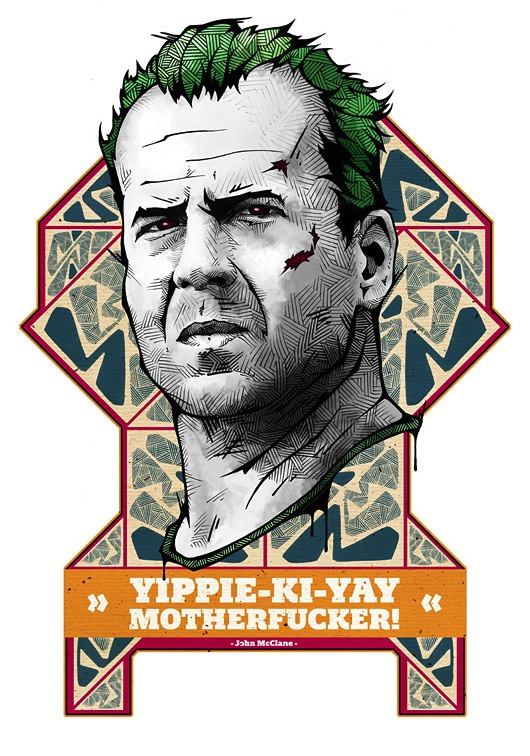 John McClane Illustration