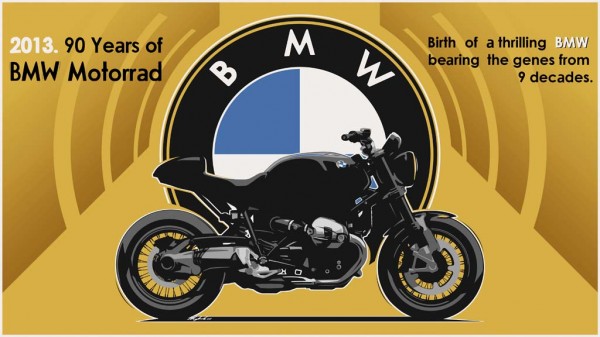 BMW 90 years Motorrad Sketch