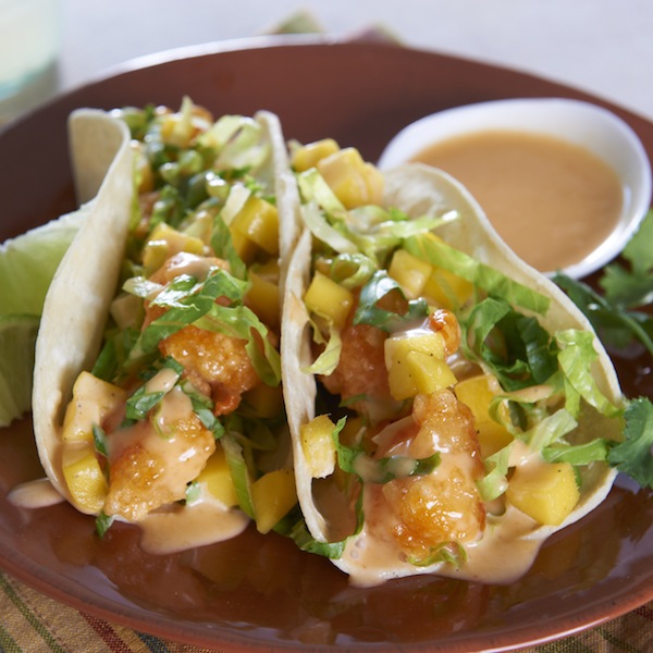 Brisk Lemonade Shrimp Tacos