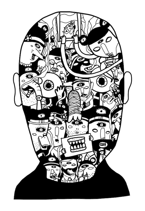 Neuro Disney tee by Might Humble