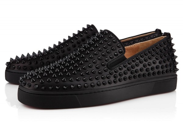 Christian Louboutin Studded Boat Shoes