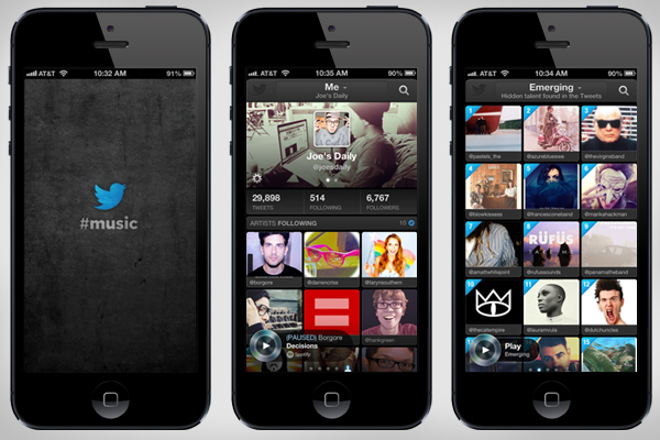 Twitter Music App