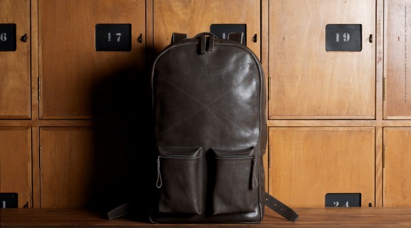hand graft Leather Rucksack Backpack