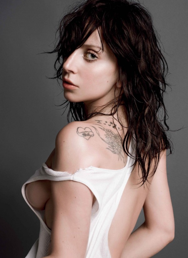 Lady Gaga topless for V Magazine's 85 issue