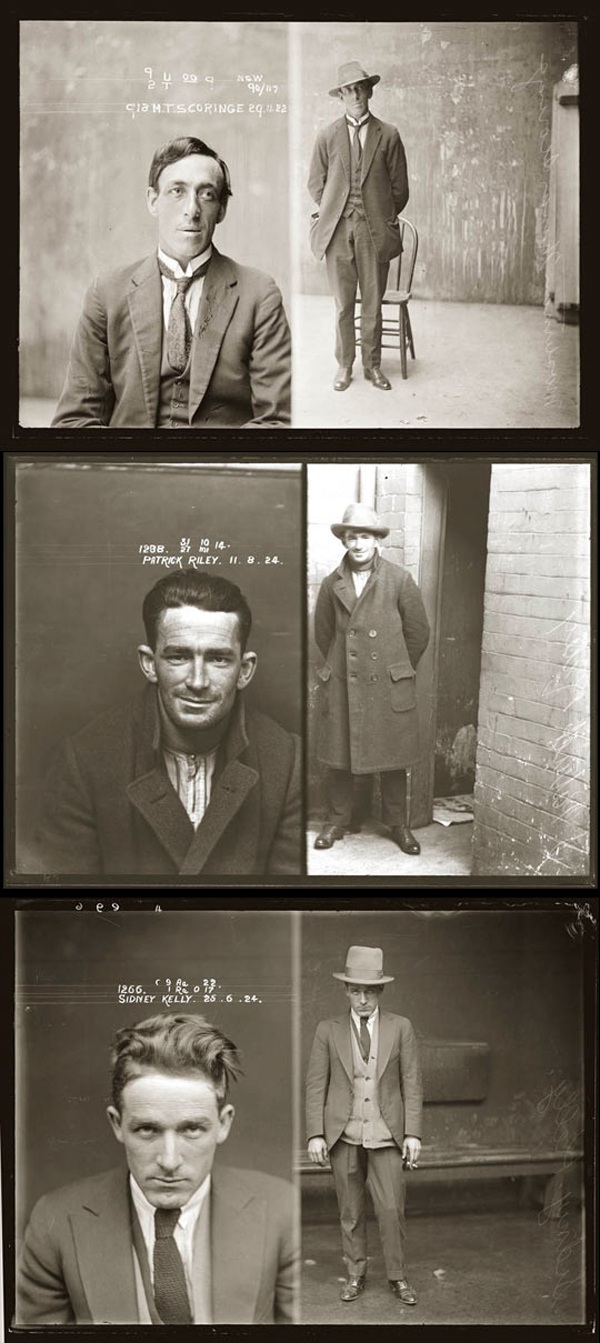 1920s Candid Police Mugshots