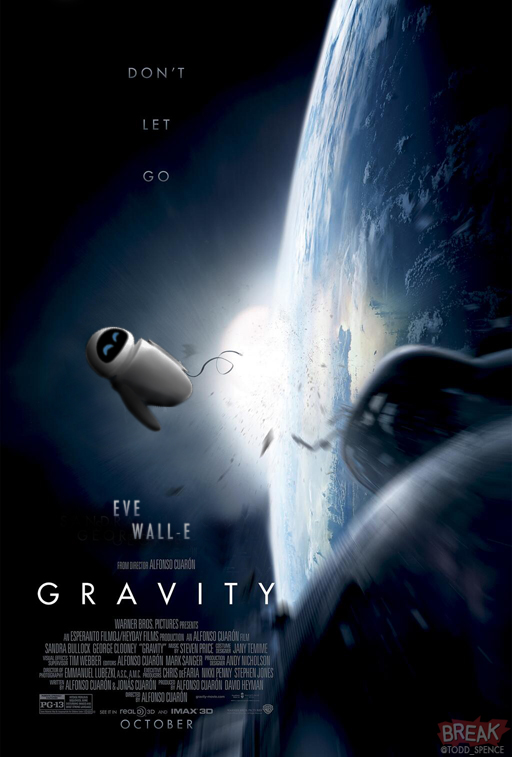 Eve from Wall-E in Gravity