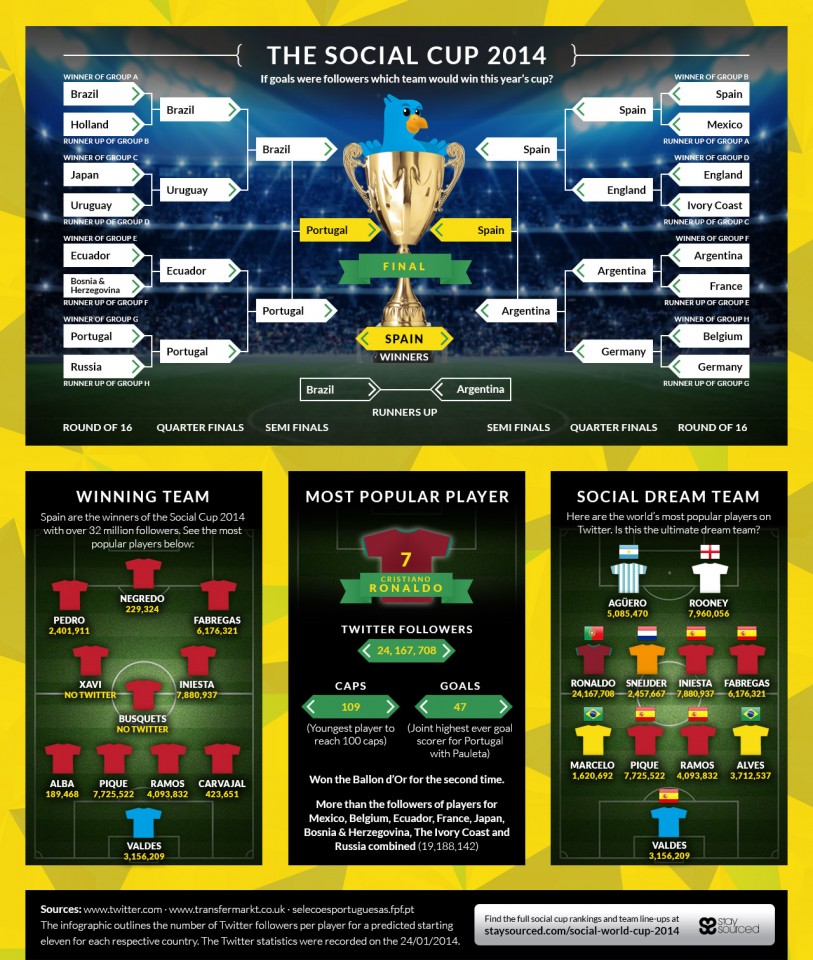 Social World Cup Infographic
