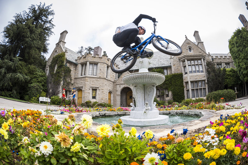 Danny MacAskill at Playboy Mansion