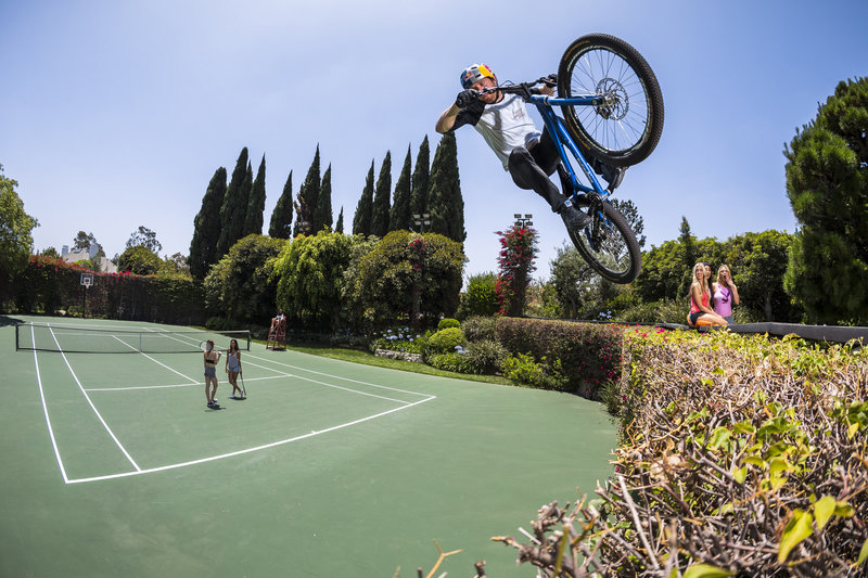Danny MacAskill at Playboy Mansion