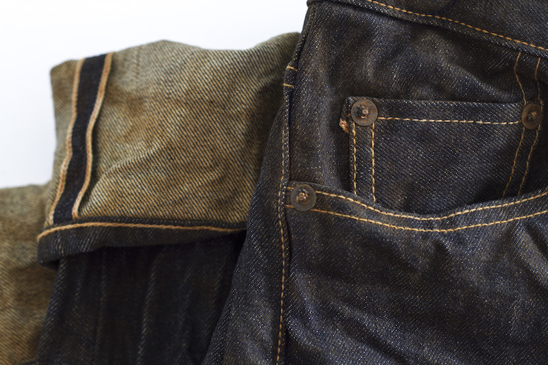Closeup at Barrel Aged Jeans