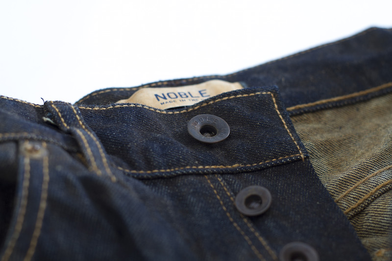 Closeup at Barrel Aged Jeans