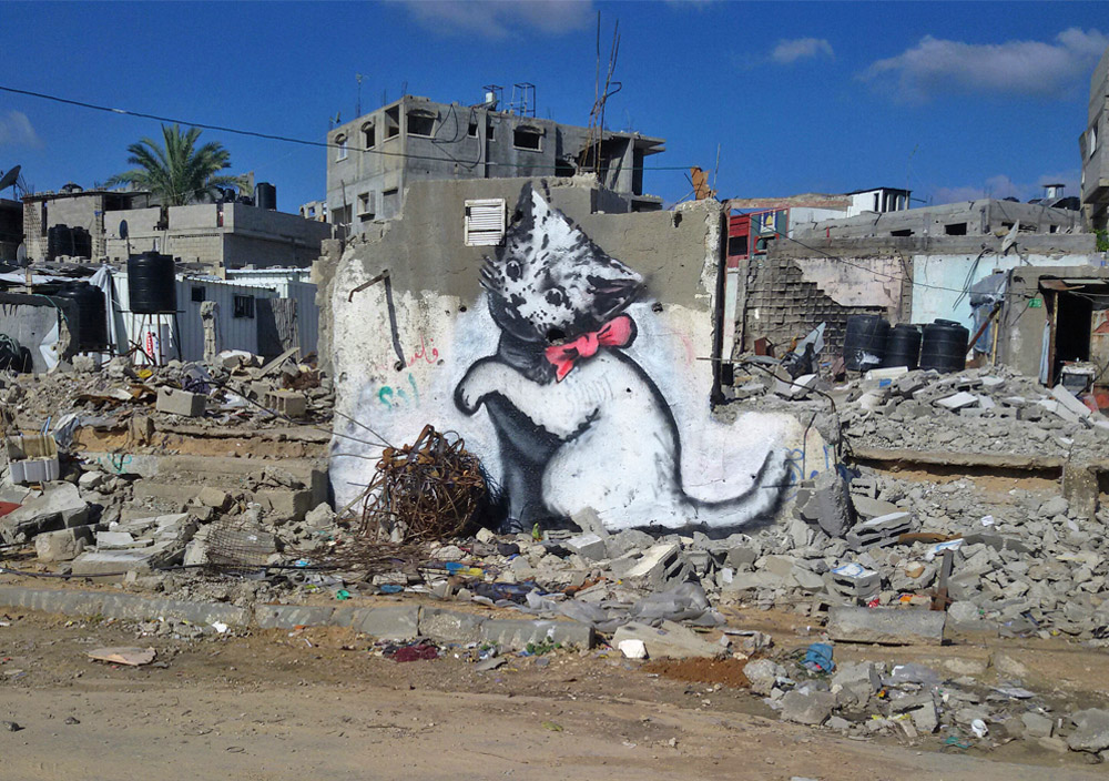 Banksy Street Art in Gaza