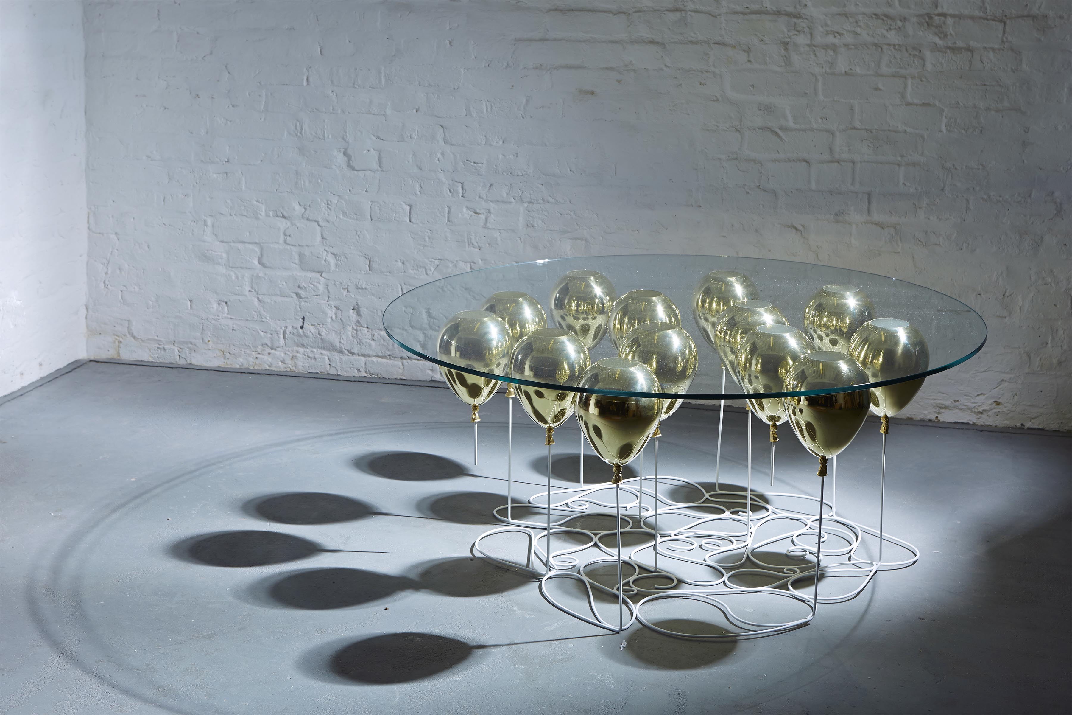Gold UP Balloon Coffee Table