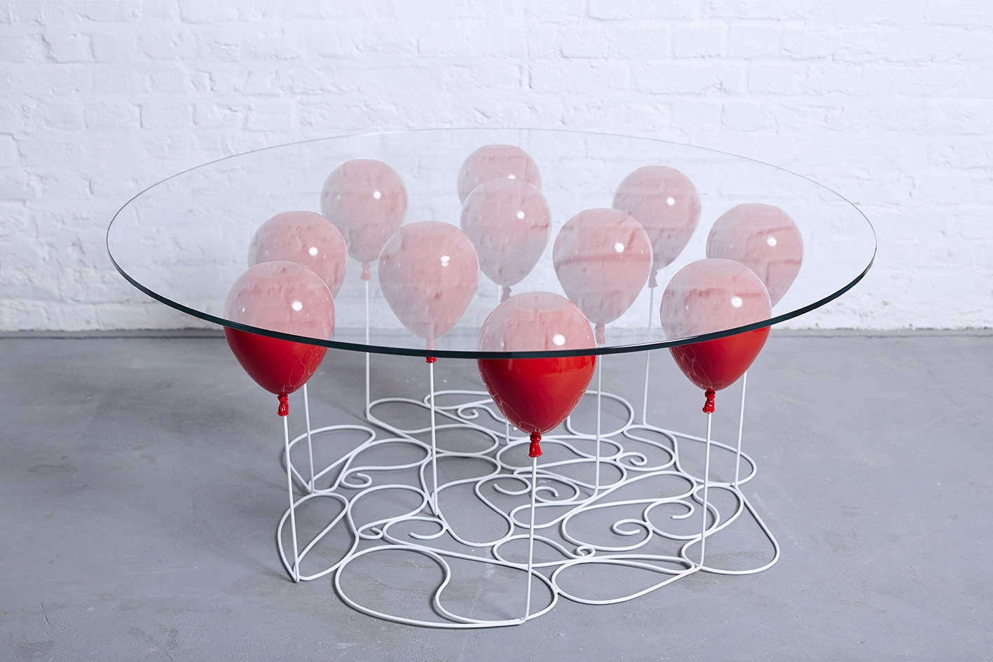 Red UP Balloon Coffee Table