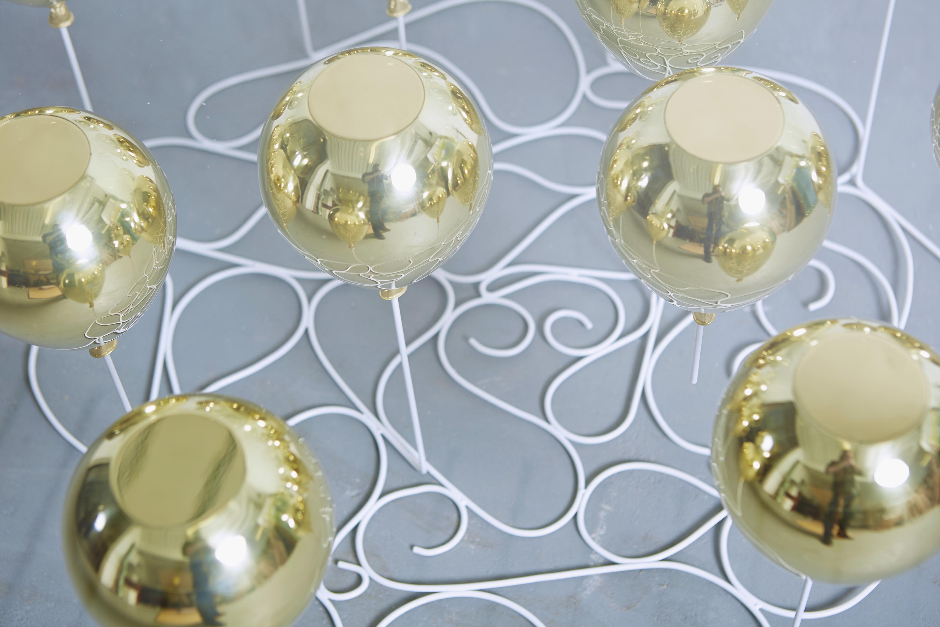 Gold UP Balloon Coffee Table