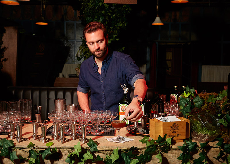 Tyson Buhler Making his #56Parts Cocktail