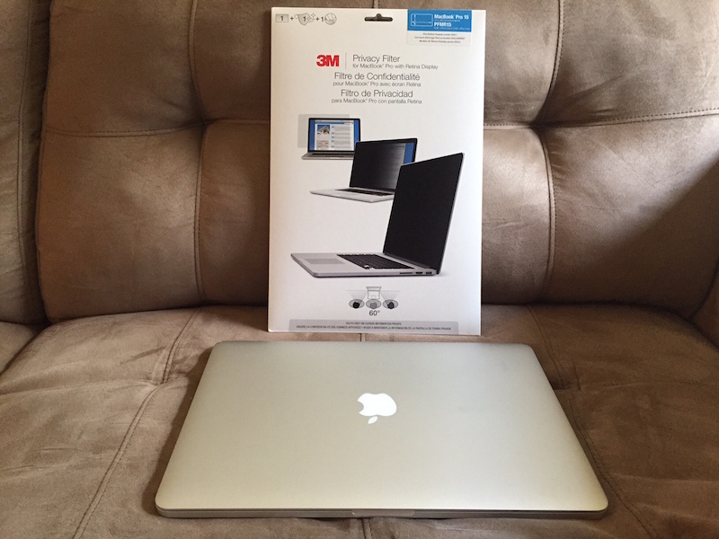 3M Privacy Filter for MacBook Pro