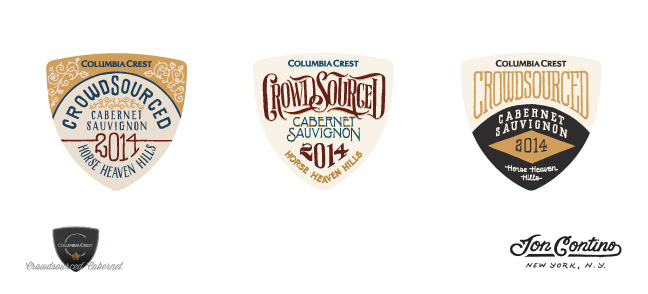Crowdsourced Cabernet Labels Created by Jon Contino