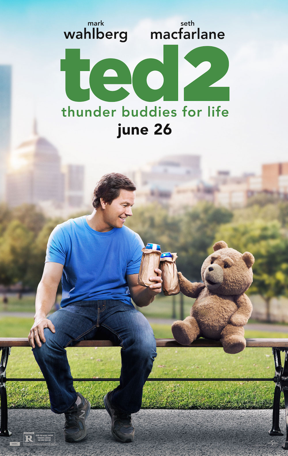 Ted 2 Poster - Thunder Buddies for Life