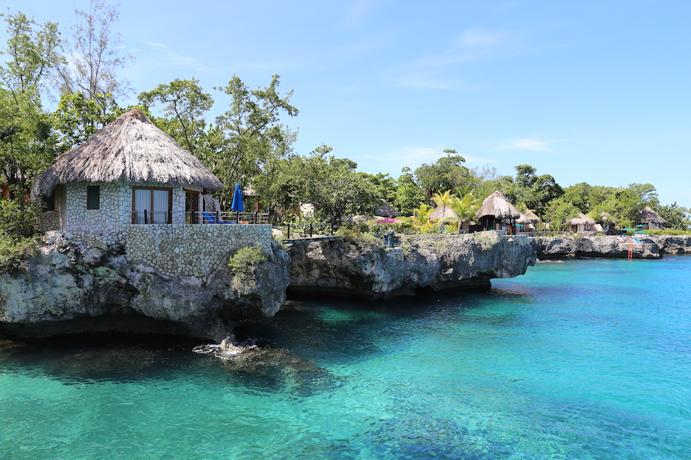 View of my Private Villa at Rockhouse Hotel in Negril, Jamaica