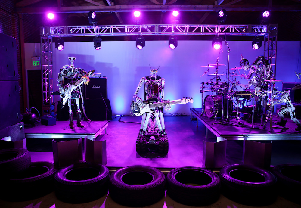 Robotic Band at Absolut Party