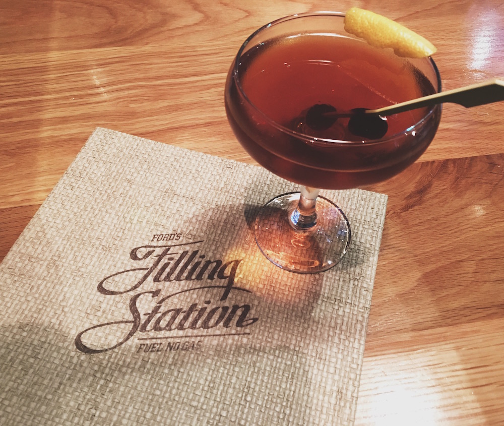 Manhattan Cocktail from Ford's Filling Station