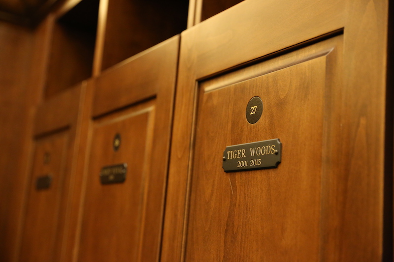 Tiger Woods Personal Locker in THE PLAYERS Championship