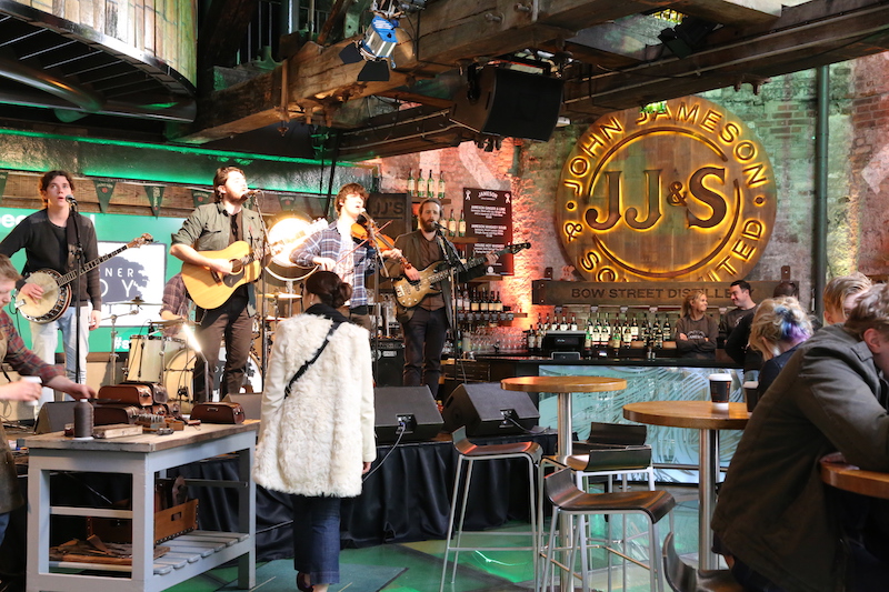 Band Playing at Old Jameson Distillery for St. Patrick's Day