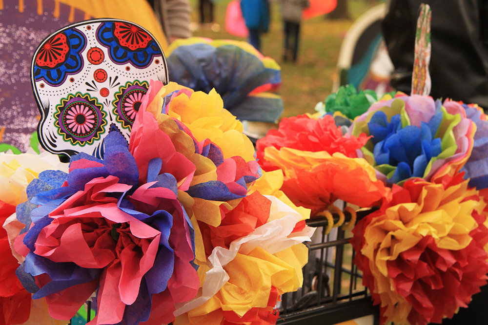 Colorful Mexican Paper Flowers