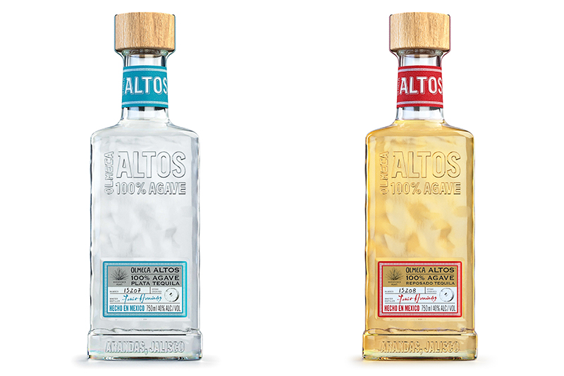 Olmeca Altos Plata and Reposado Tequila