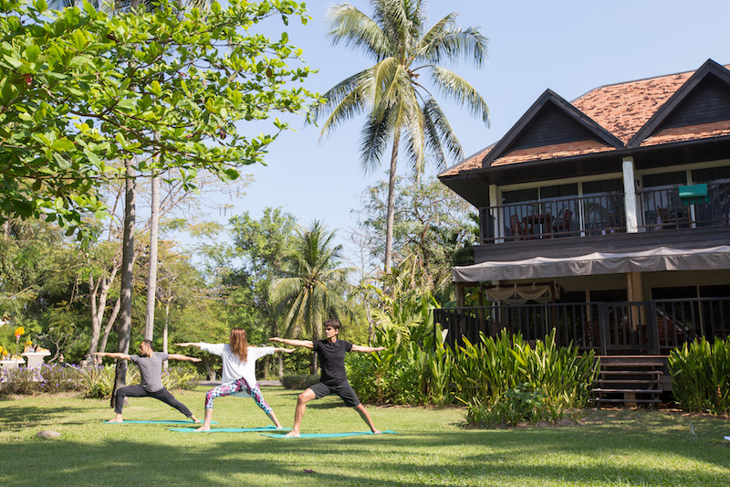 Yoga at Evason Hua Hin Resort in Thailand