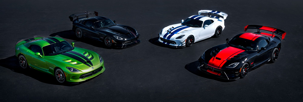 Dodge Celebrates 25th Anniversary and Final Year of Viper Production with 5 Limited-Edition Models