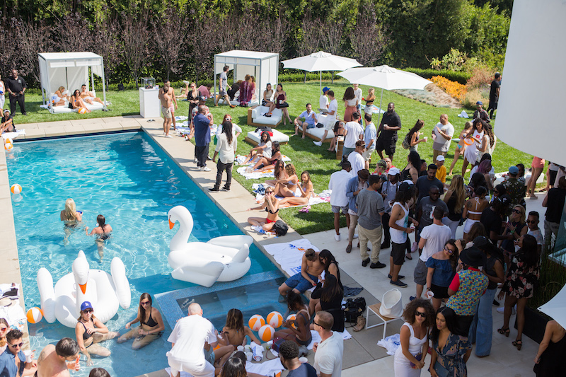 VIP Guests at JBL Poolside Event in Beverly Hills