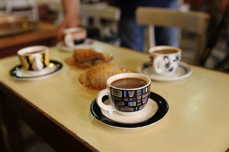 Turkish Coffee, Baklava and Kadaif 