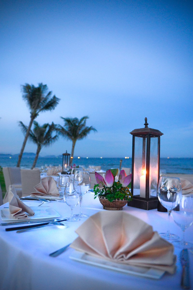 The Anam Resort Vietnam Dinner on the Beach