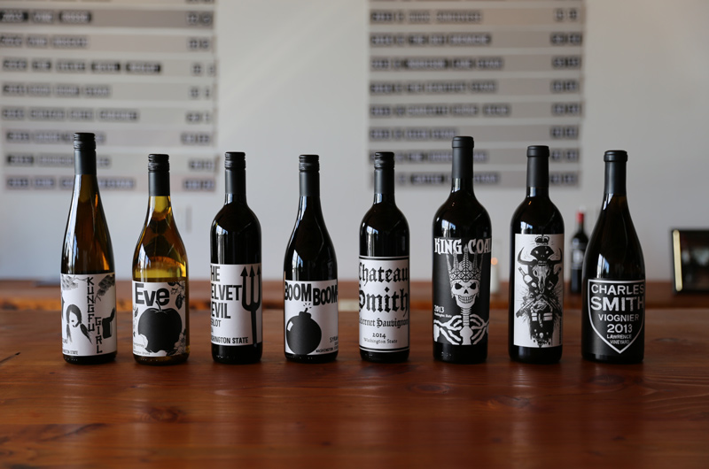 Charles Smith Wines Labels