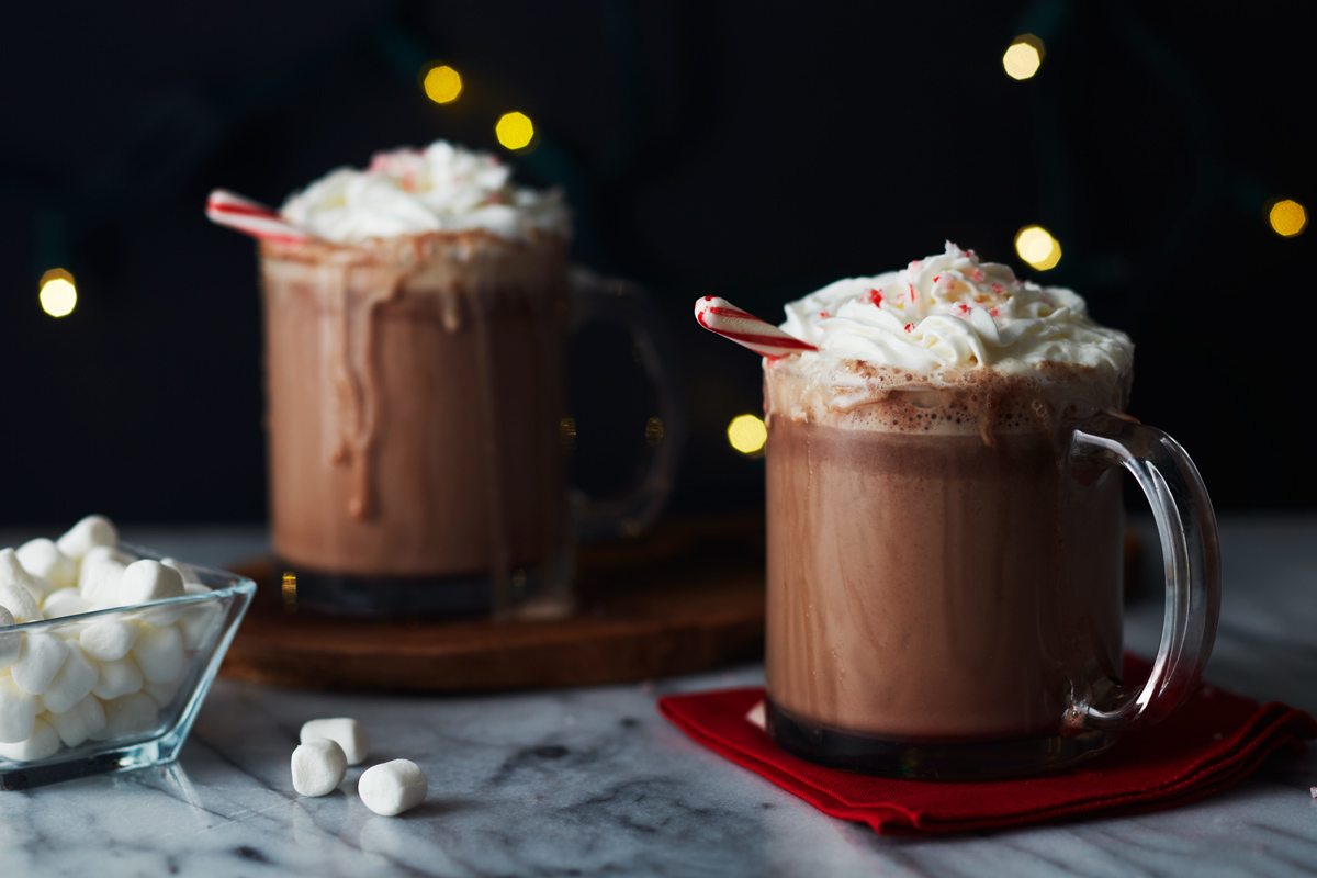 Spiked Peppermint Hot Chocolate Recipe