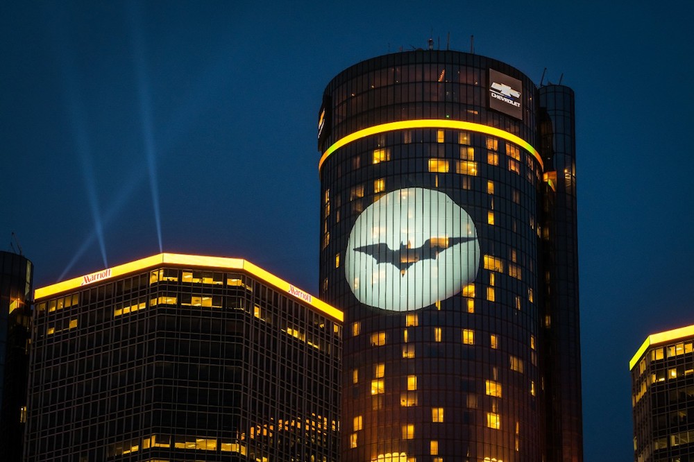 Batman Signal in Detroit