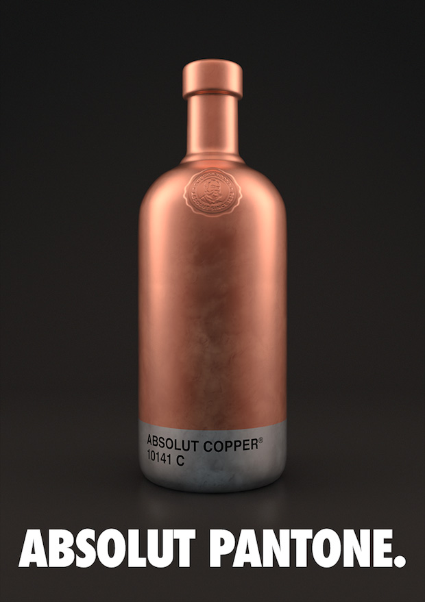 Absolut Pantone Copper