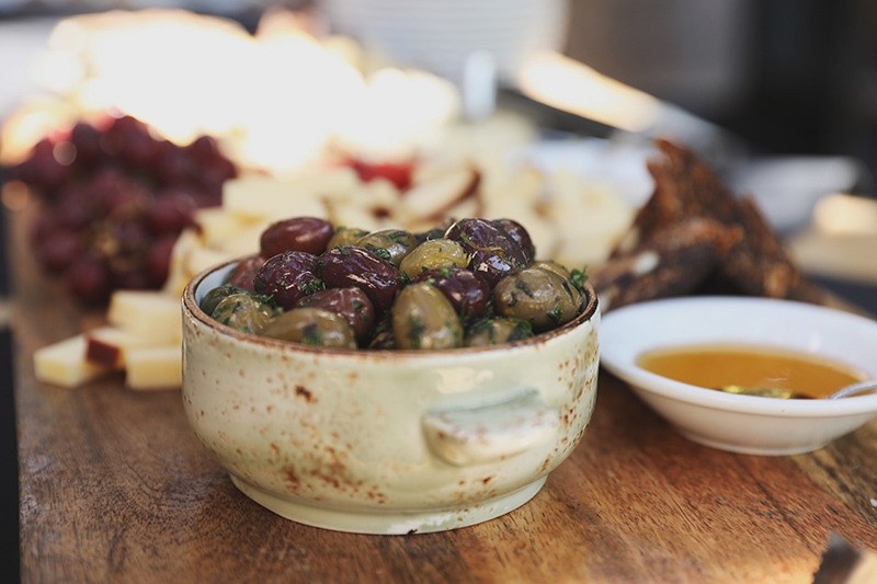 Charcuterie Plate with Olives