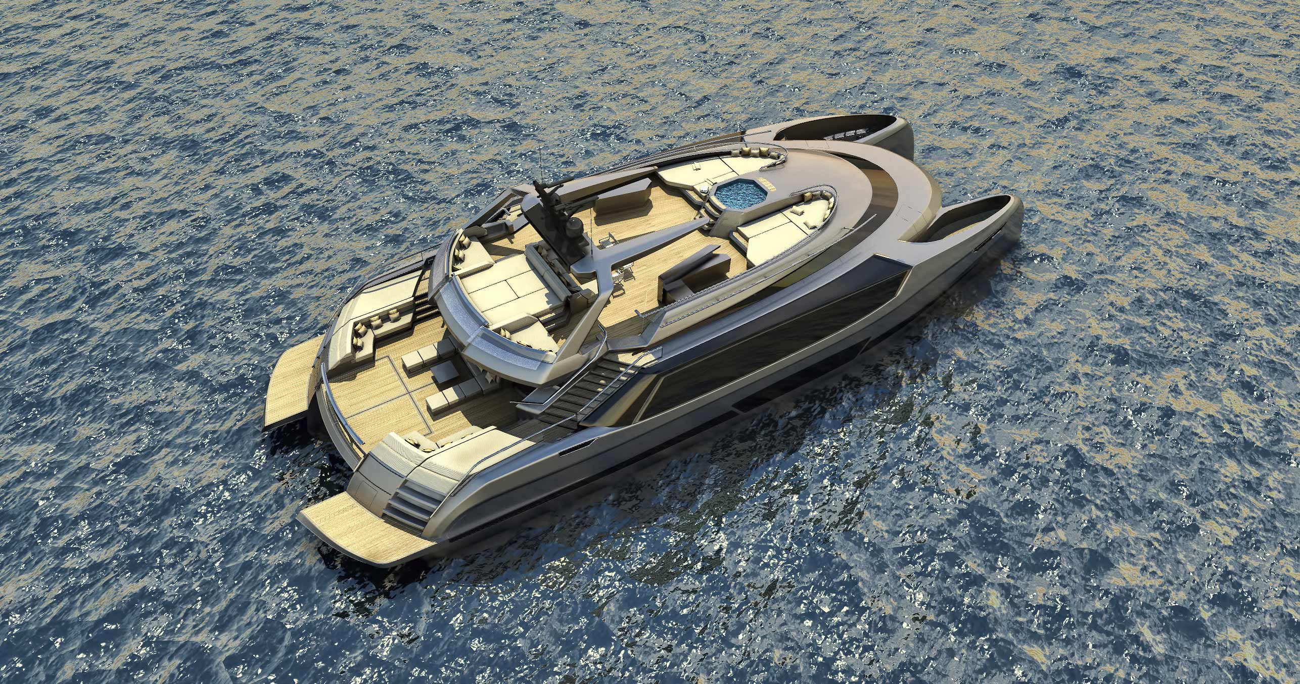 Giamboi Designs Ego Superyacht Catamaran