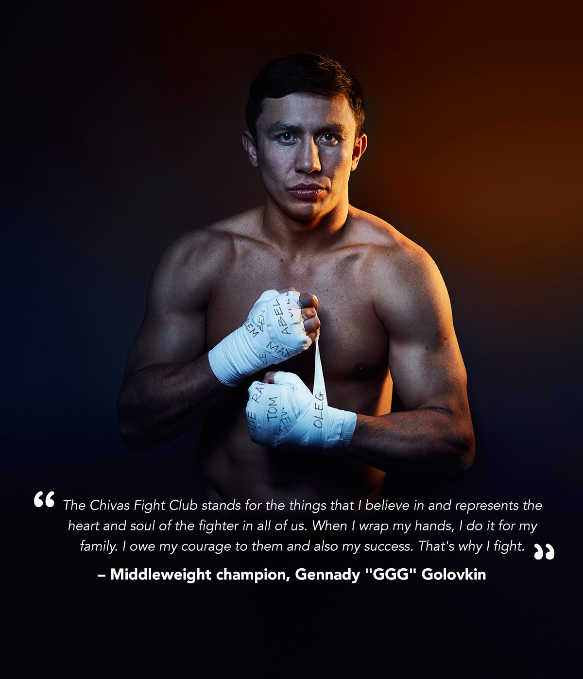 "GGG" Chivas Regal 'Fight Club' quote