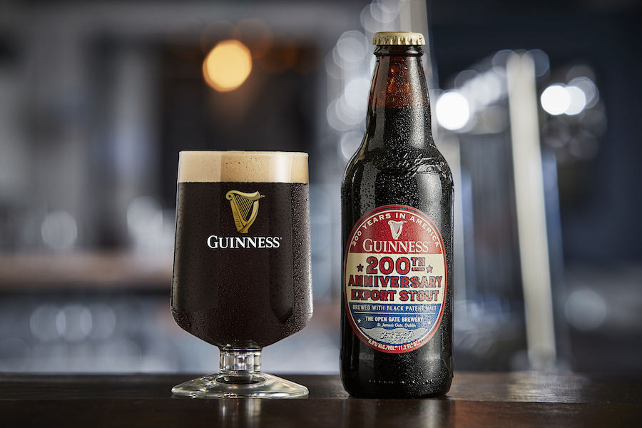 200th Anniversary Guinness Bottle and Goblet