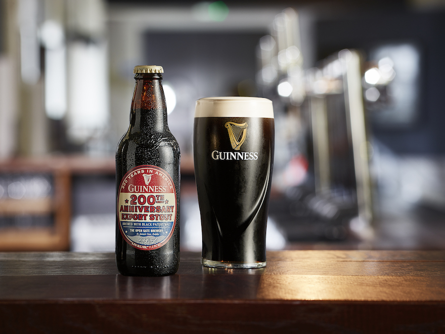 200th Anniversary Guinness Bottle with Pint