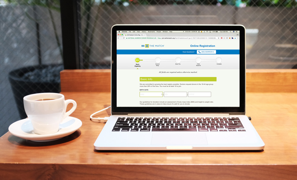 Be the Match Registry Sign Up